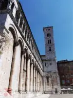 Profil der Kathedrale von Lucca