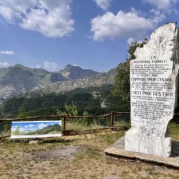 Panoramic point of the Versilian road Carducci